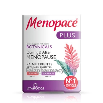 Menopace Plus Menopause Tablets 56s - Faiz Pharmacy, Mombasa, Kenya