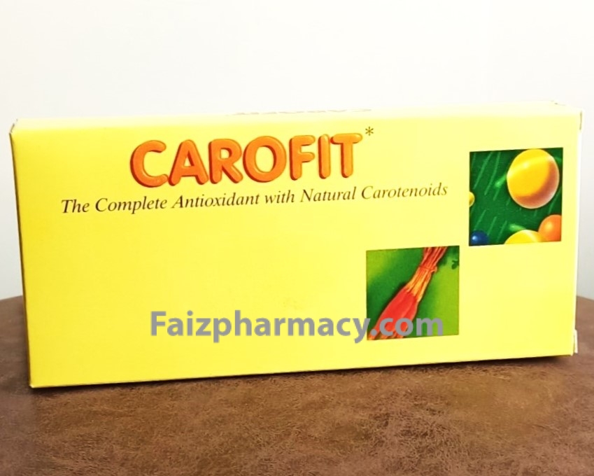 Carofit caretenoid tablets 30s - Faiz Pharmacy, Mombasa, Kenya