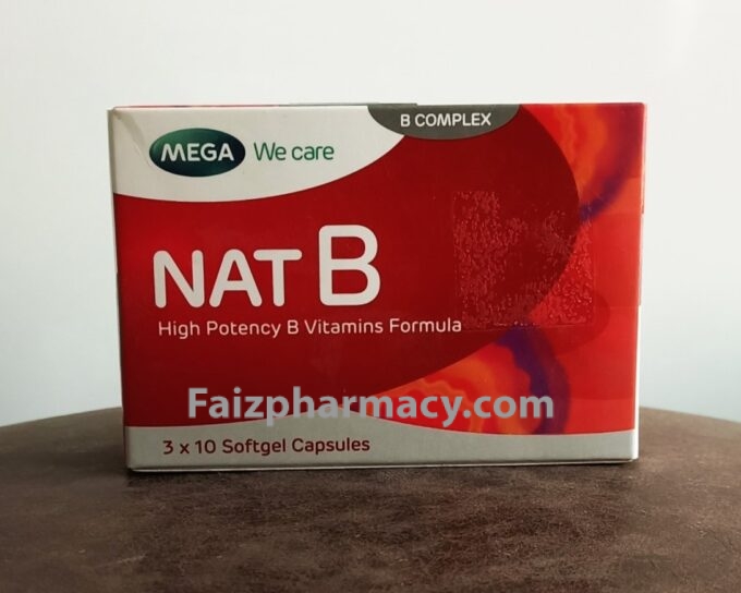 NAT B Vitamin B Complex 30s - Faiz Pharmacy, Mombasa, Kenya