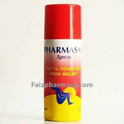 Pharmasal's pain relief spray